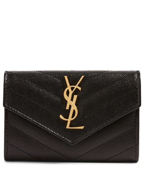 ysl monogram font|ysl monogram quilted wallet.